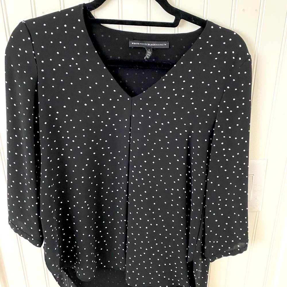 Black work blouse